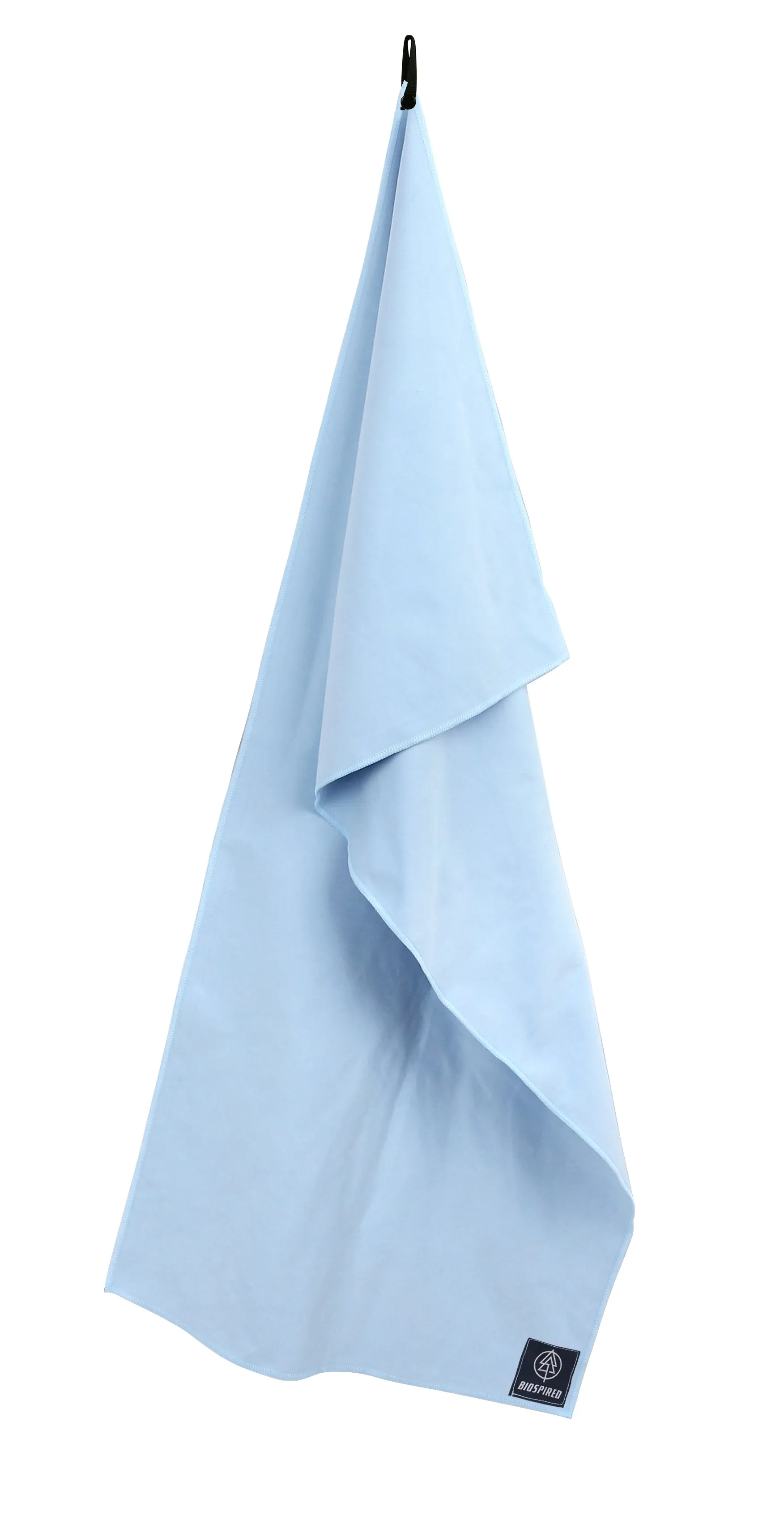 Biospired Footprint Large Pack Towel, Sky Blue