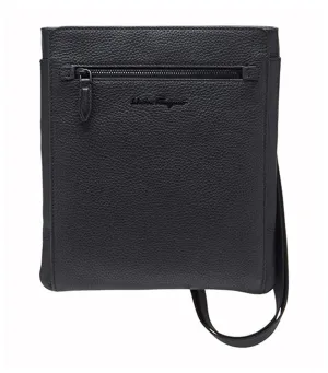 Crossbody Bag Calf Leather Black