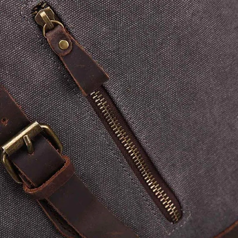 Jules Canvas & Leather Weekender Bag