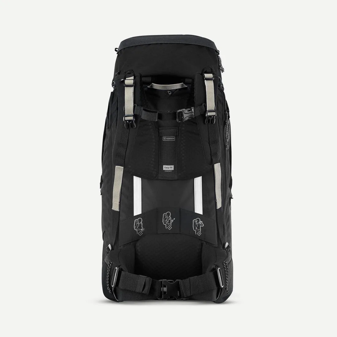 Men's Trekking Backpack Suitcase Opening 50 6L - Travel 900